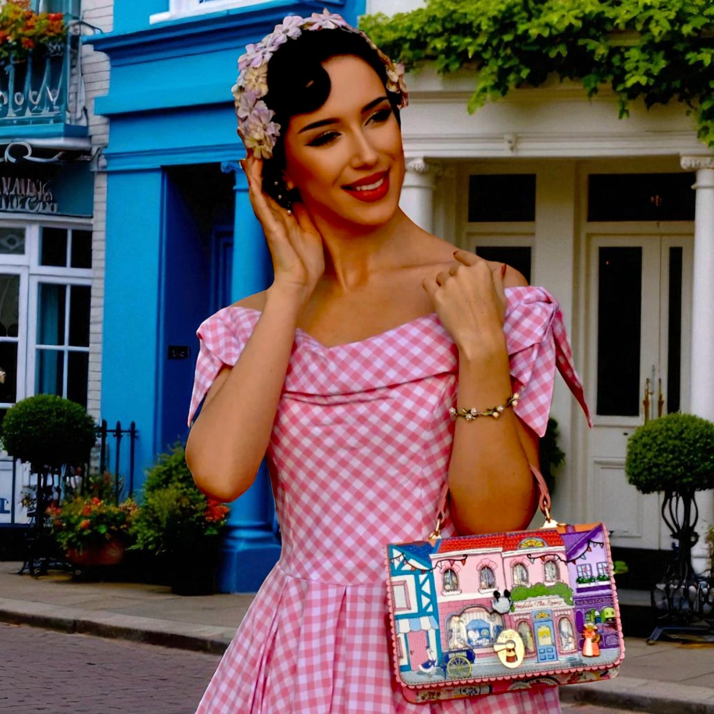 BOLSO CASSIE VENDULA HERITAGE - VICTORIA TEA ROOM