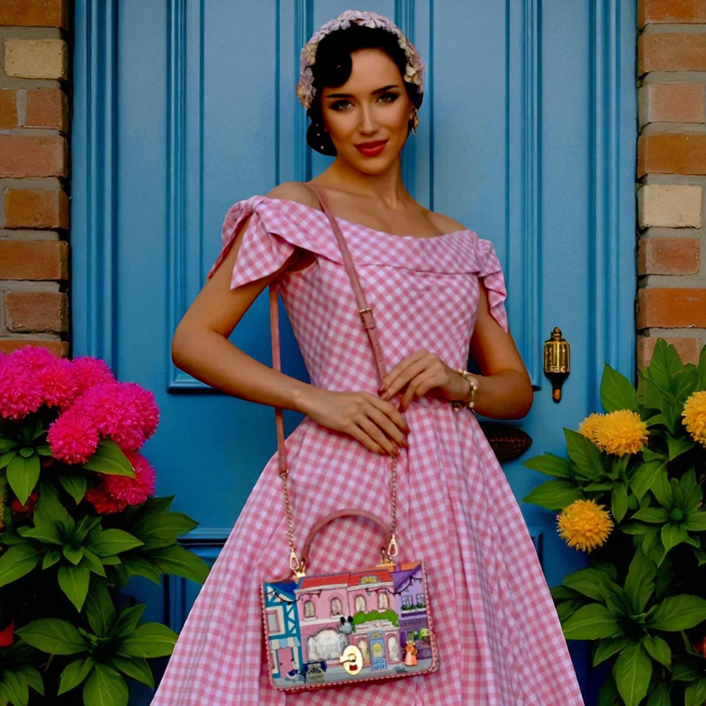 BOLSO CASSIE VENDULA HERITAGE - VICTORIA TEA ROOM