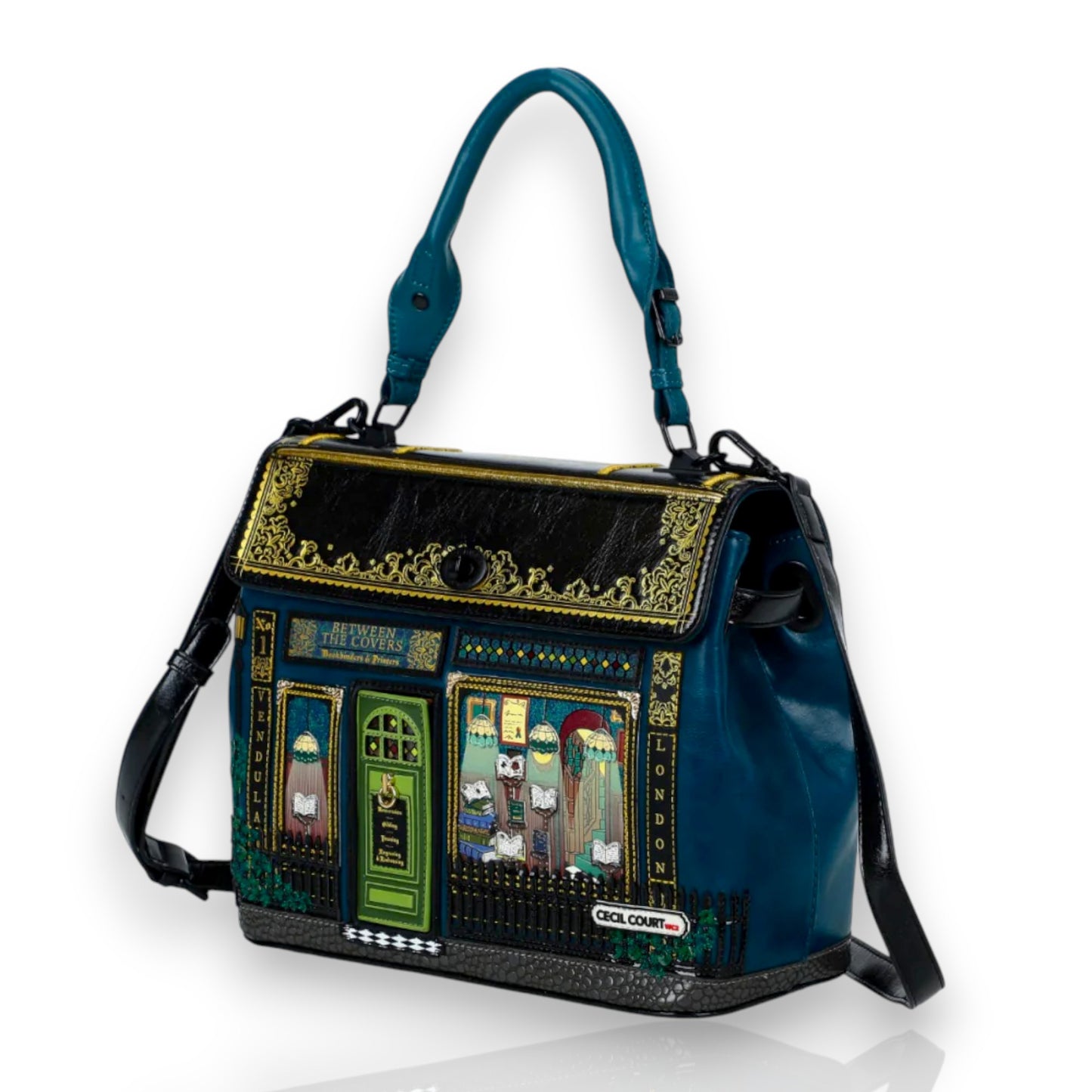 Bolso Grace Between the Covers Bookbinders de Vedula London, venta en Maldita Rita, parte lateral