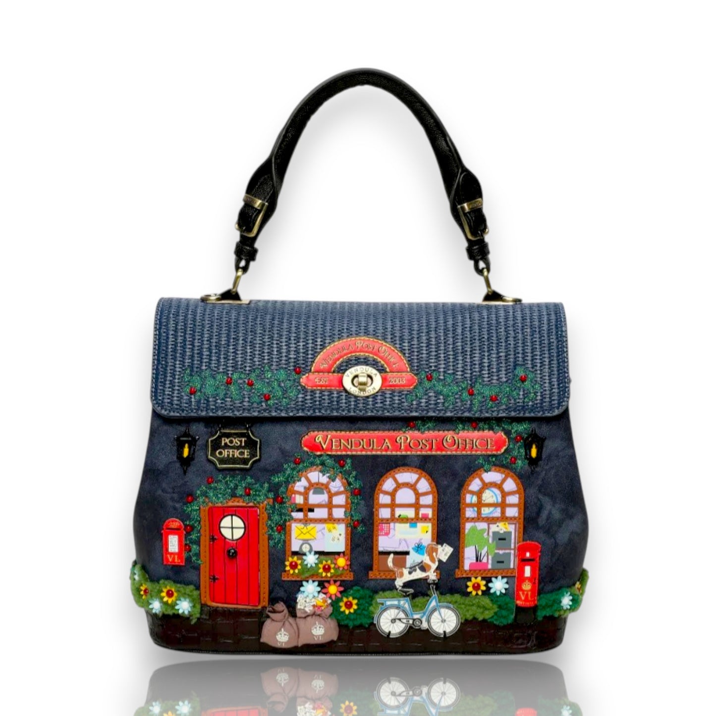 Bolso Grace The Old Post Office - Navy Edition, detalle, de venta en Maldita Rita