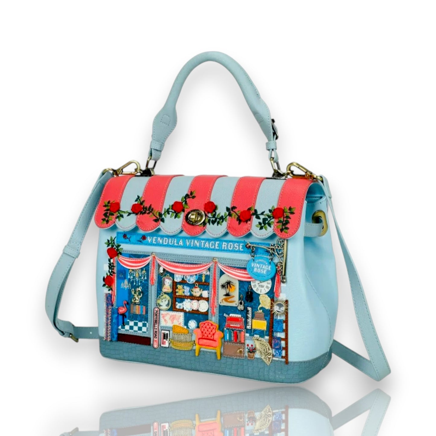 Bolso Grace Vendula Vintage Rose, vista lateral