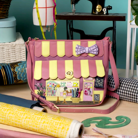 Bolso Vendula London Sewing shop Raspberry Edición. Venta en Maldita Rita. Tienda de telas.