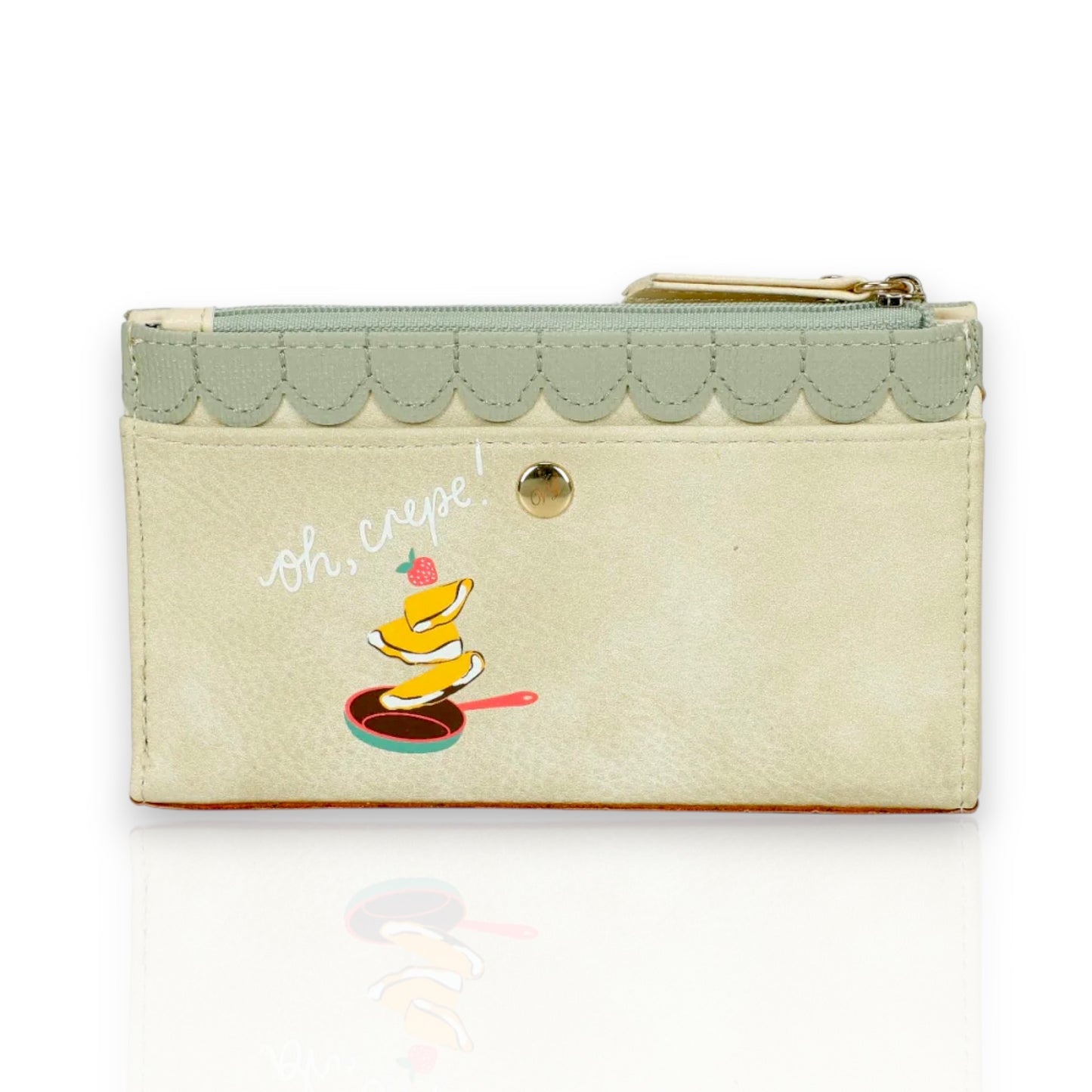 CARTERA DOBLADA COMPACTA LA PETITE CREPERIE, de Vendula London, venta en Maldita Rita, trasera