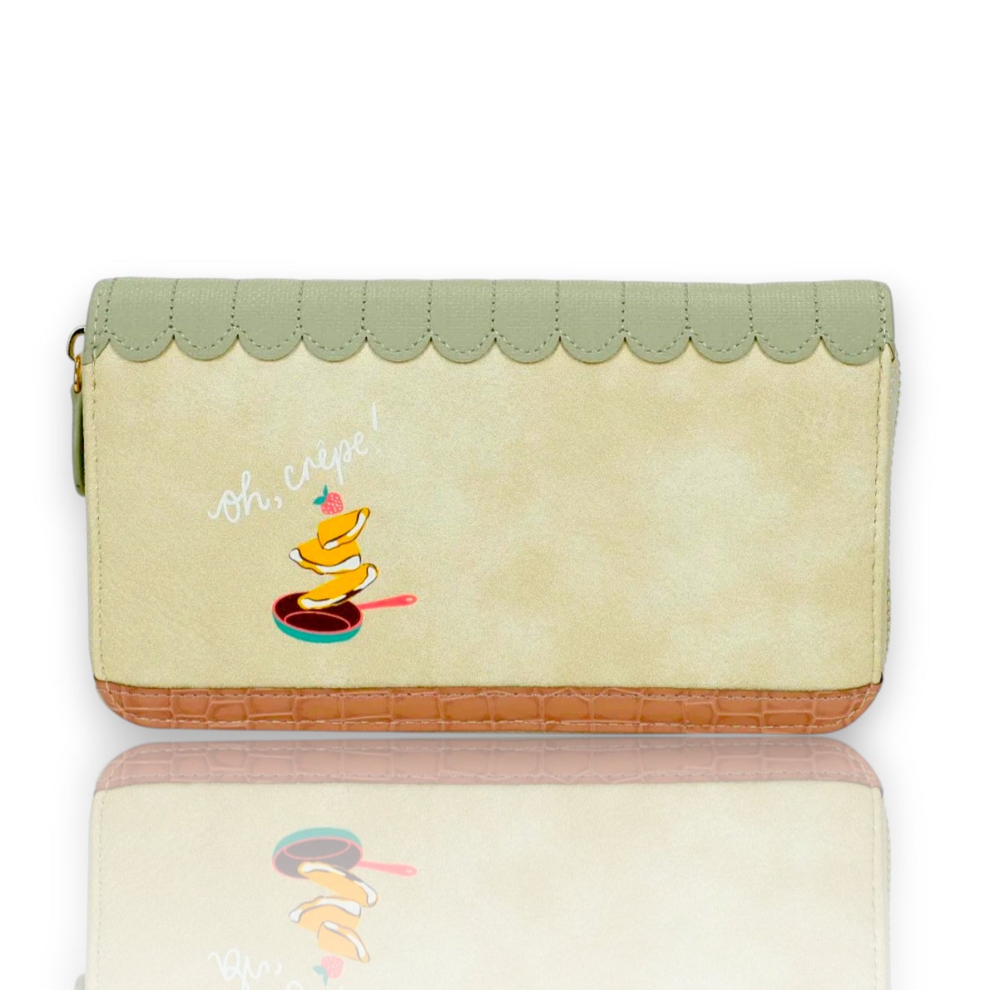 GRAN CARTERA CON CREMALLERA ALREDEDOR LA PETITE CREPERIE