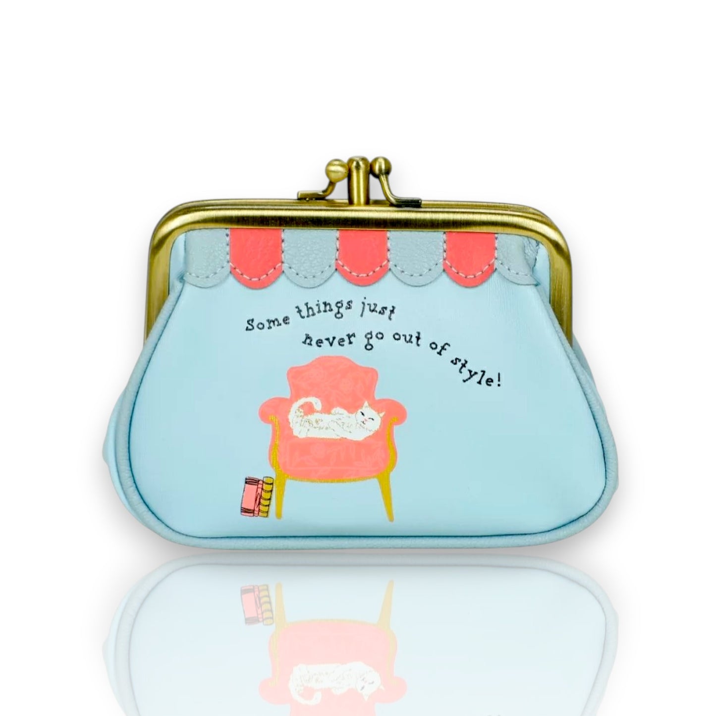 Monedero con Boquilla Vendula Vintage Rose, parte de atrás