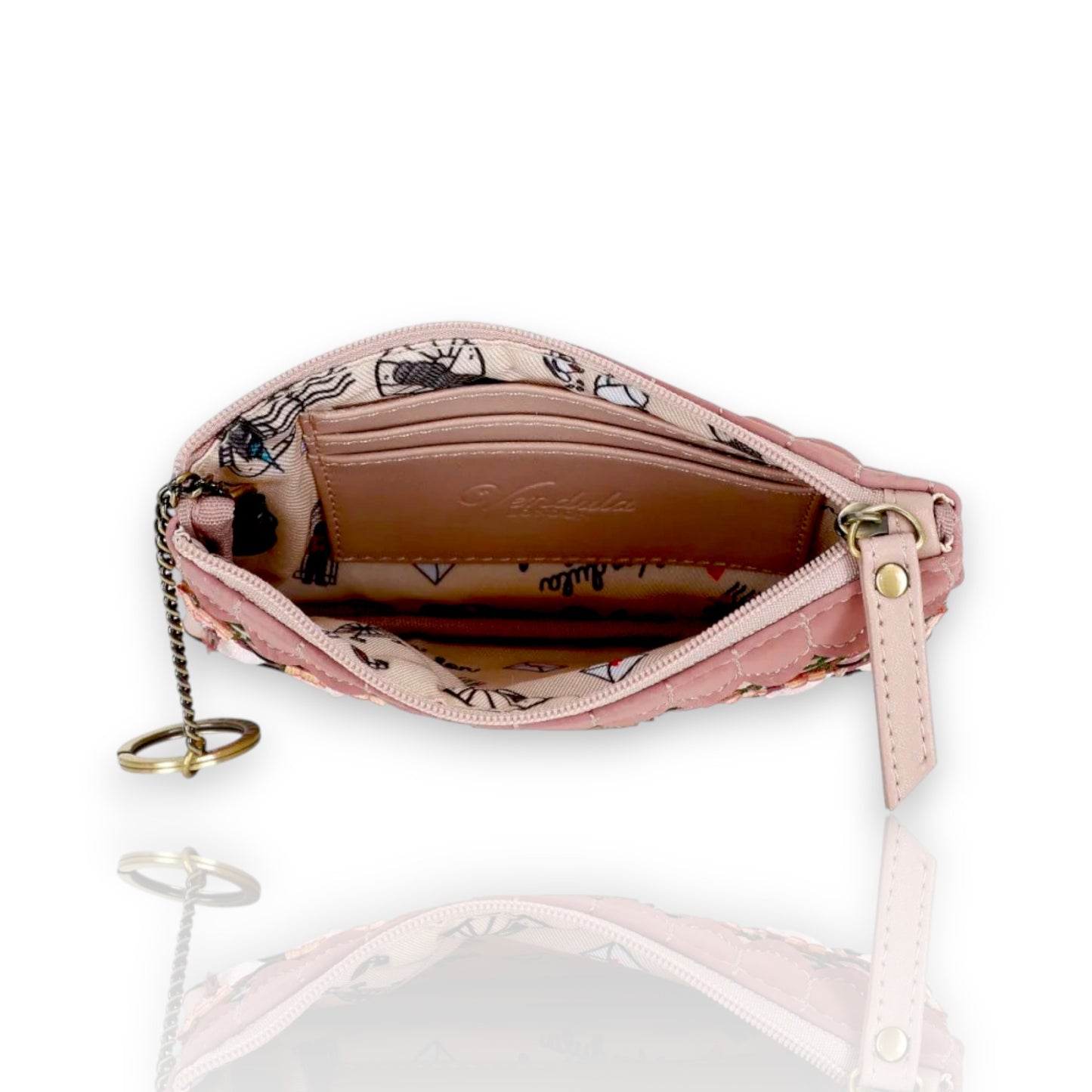 Monedero con Cremallera Vendula Perfumery - Blush Edition, venta en Maldita Rita, interior