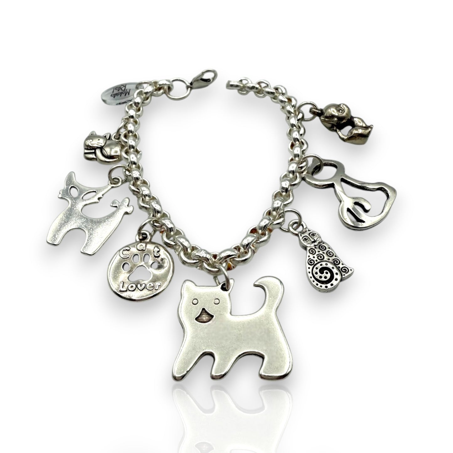Pulsera Gatos de Maldita Rita!, cadena con charms de gatitos