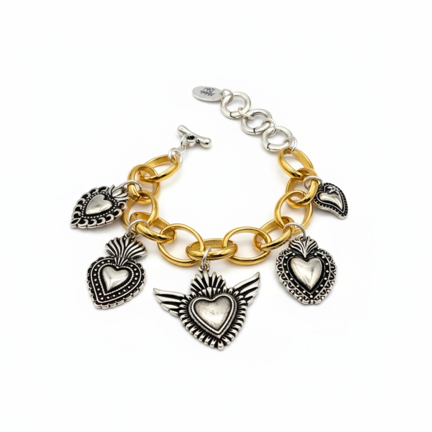 Pulsera Milagrito oro de Maldita Rita Joyería Almería, detalle