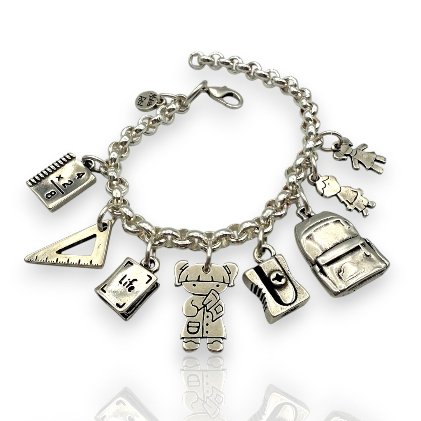 Pulsera de Profesora, maestra de escuela, de Maldita Rita, detalle