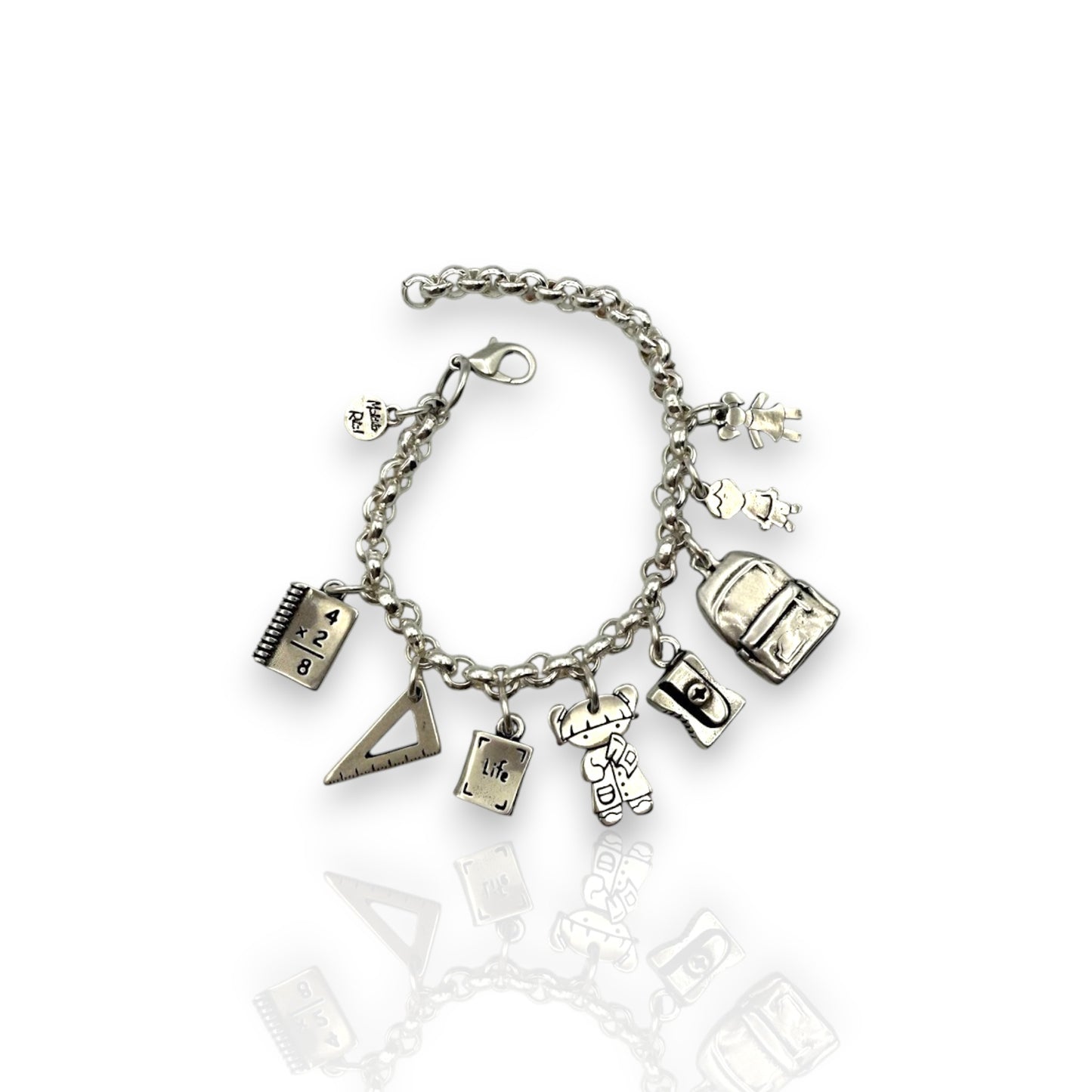 Pulsera de Profesora, maestra de escuela, de Maldita Rita, desde arriba