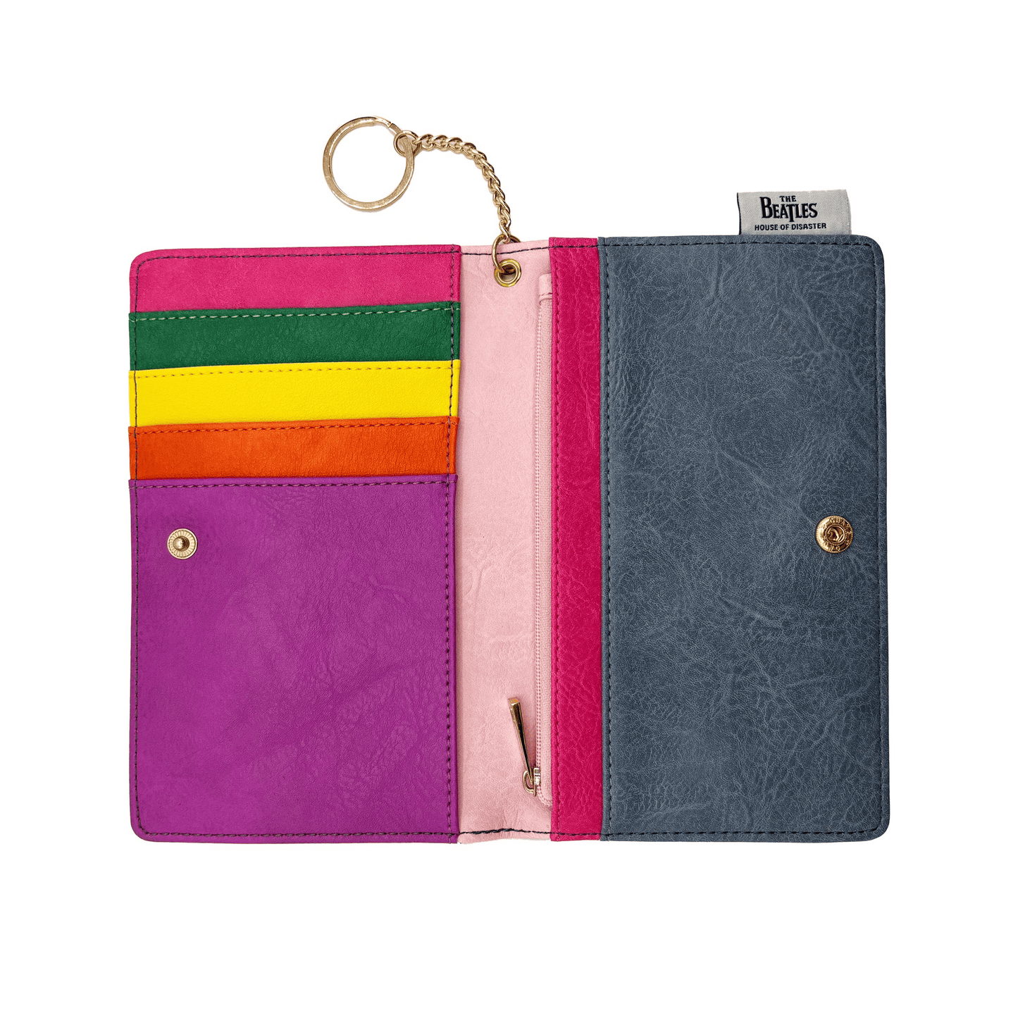 Billetera monedero The Beatles All you need is love. Venta en Maldita Rita. Interior