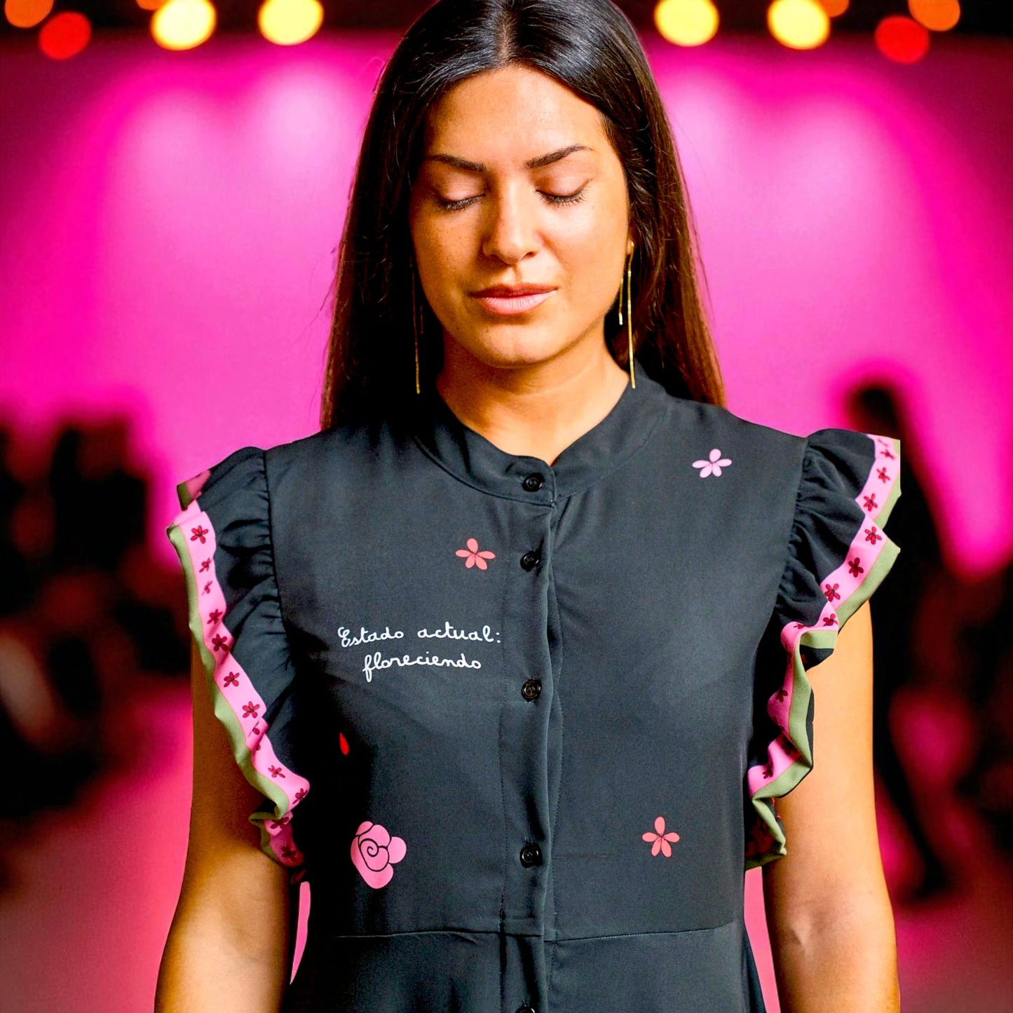 VESTIDO PAULA, de Anabel Lee, venta en Maldita Rita, detalle del top