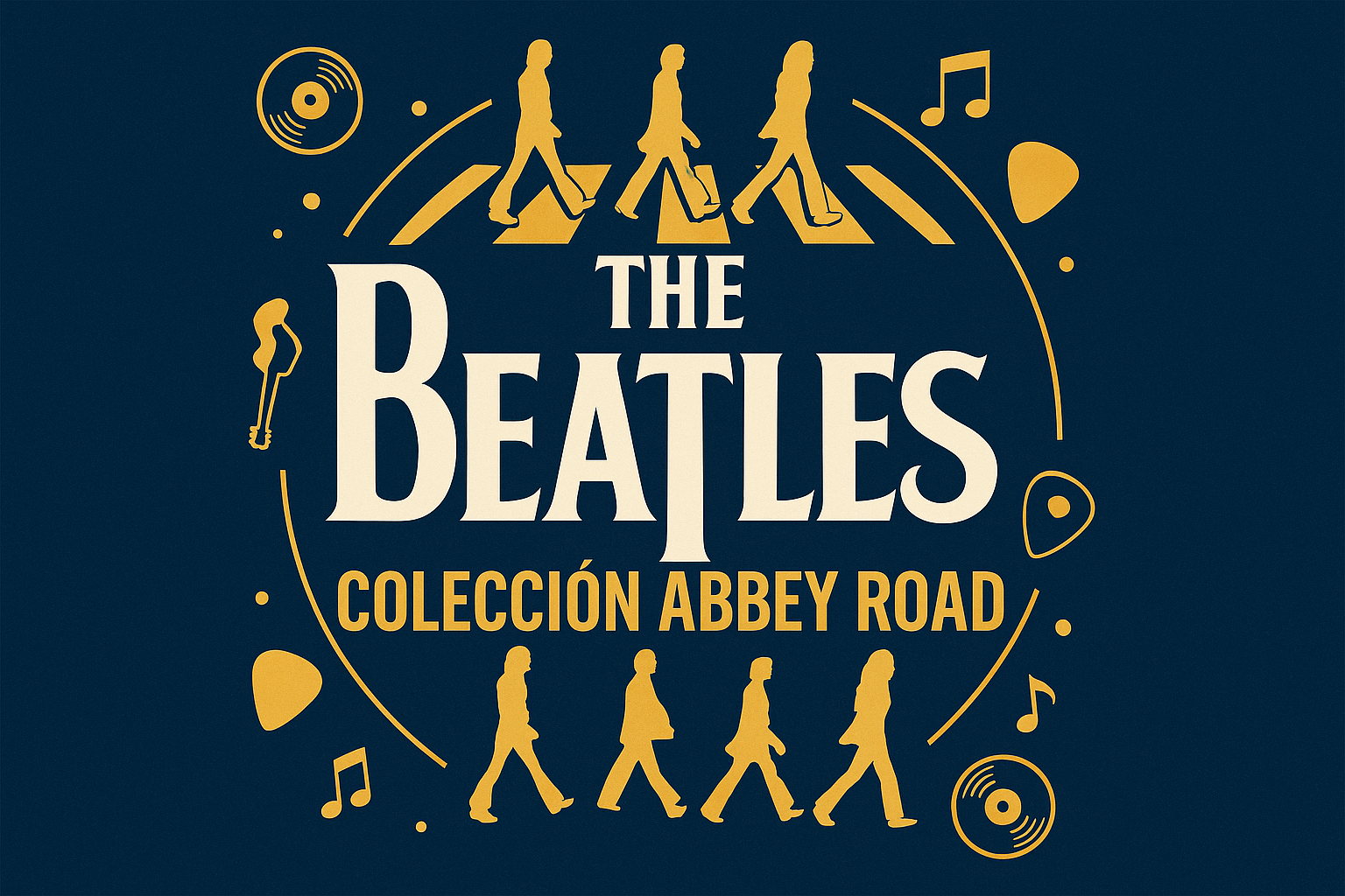 Banner Beatles móvil cuadrado