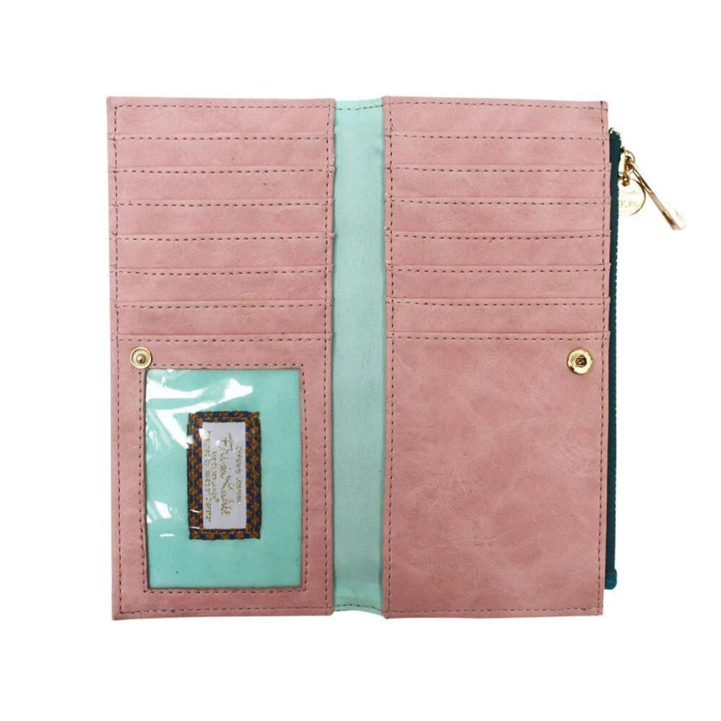 Billetera tropical Frida Kahlo de House of Disaster en Maldita Rita, inetrior tarjetero