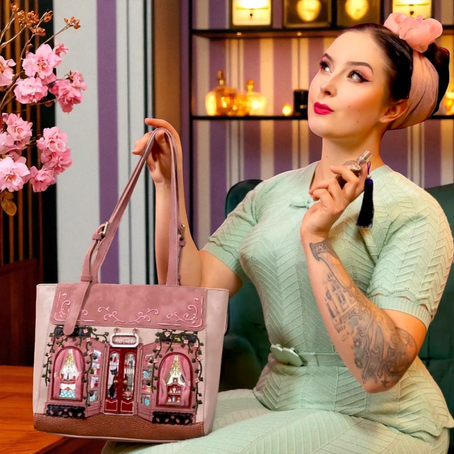 BOLSO SHOPPER VENDULA PERFUMERY Blush Edition