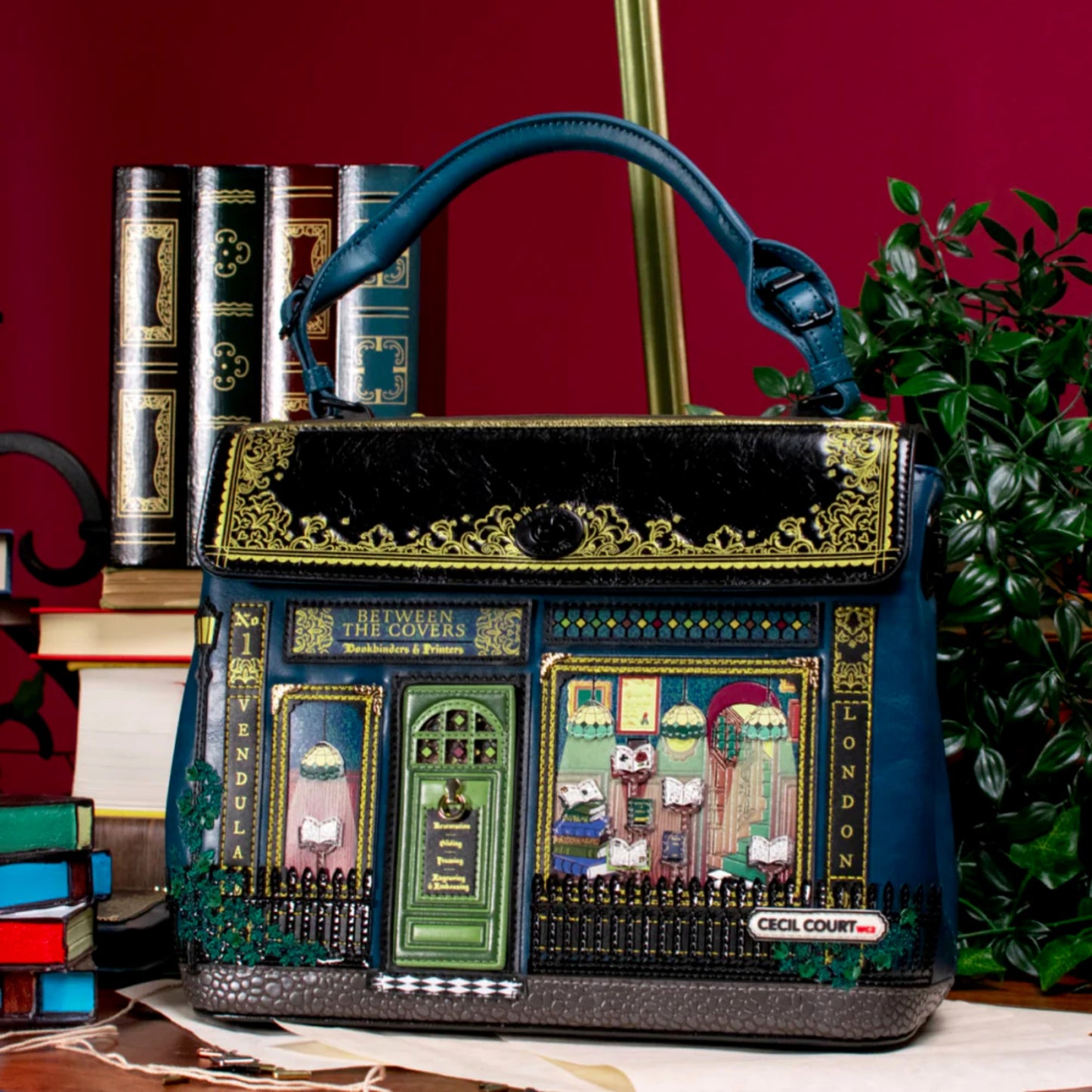 Bolso Grace Between the Covers Bookbinders de Vedula London, venta en Maldita Rita, en biblioteca