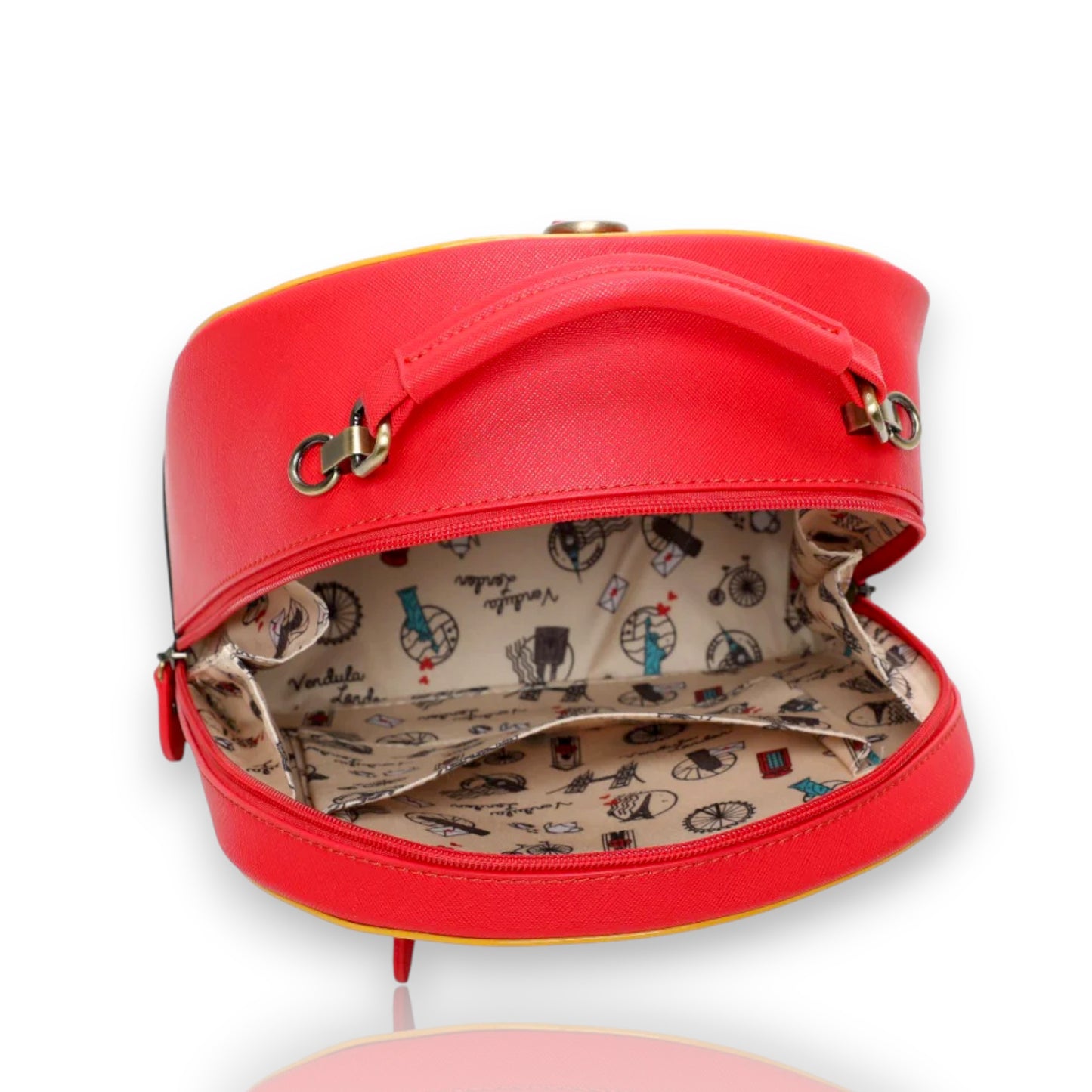 Bolso ''Postbox'' The Old Post Office - Navy Edition, venta en Maldita Rita, abierta mochila