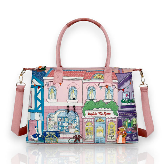 Bolso fin de semana Vicoria tea room de Vendula London, venta en Maldita Rita.