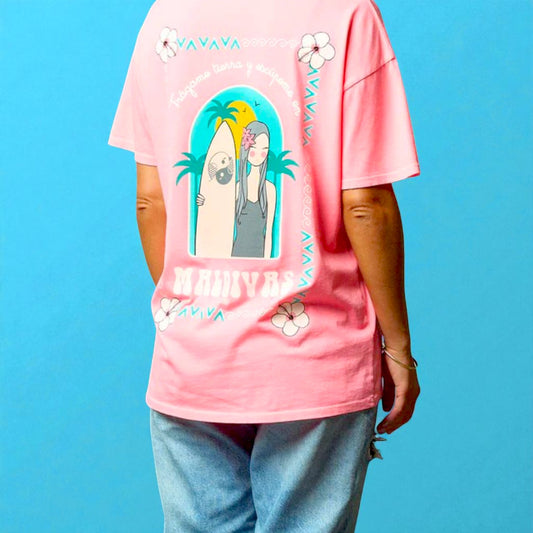 Camiseta Surf de Anabel Lee, venta en Maldita Rita, espalda
