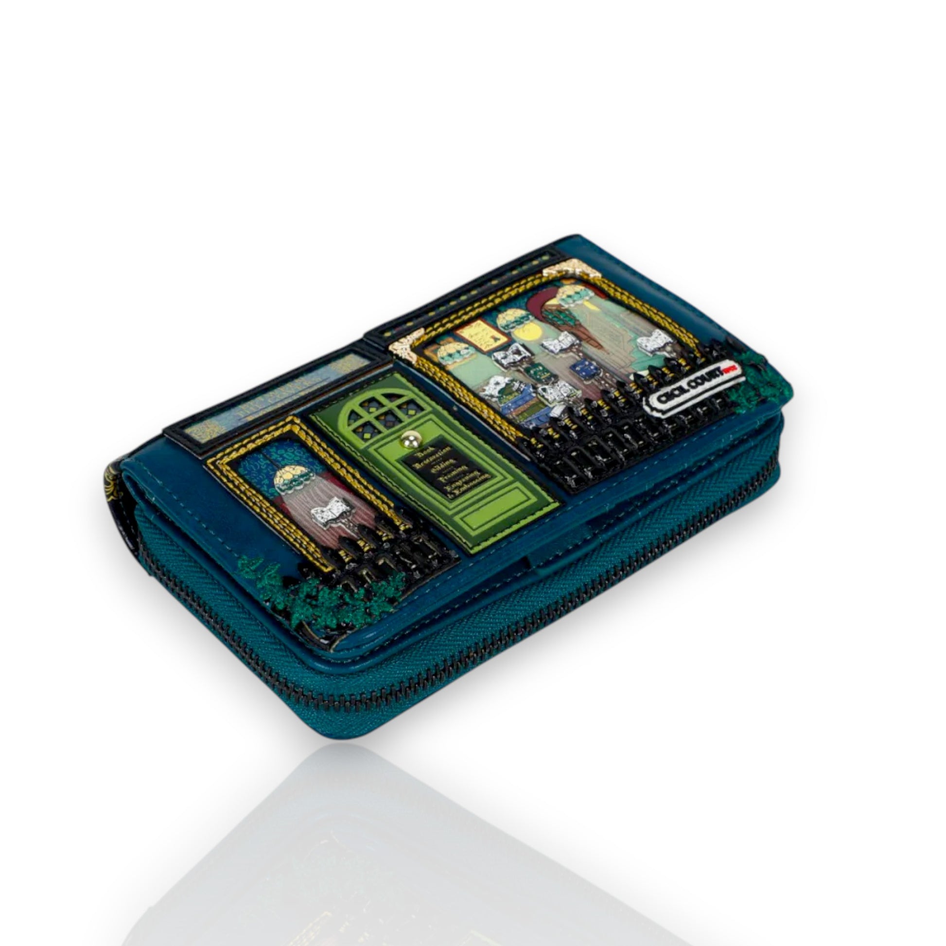 Cartera con Cremallera Alrededor Between the Covers Bookbinders venta en aldita Rita, lateral