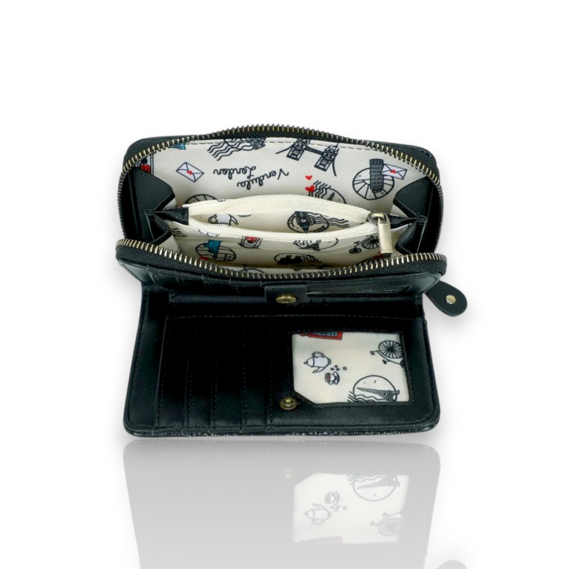 Cartera con Cremallera Alrededor Vendula's Purrlesque Club, venta en Maldita Rita , abierto
