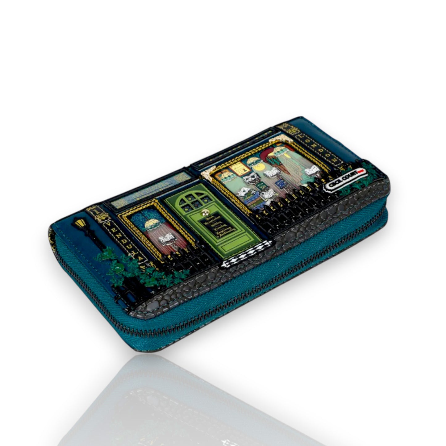 Grande Cartera Con Cremallera Alrededor Between the Covers Bookbinders en Maldita Rita, lateral