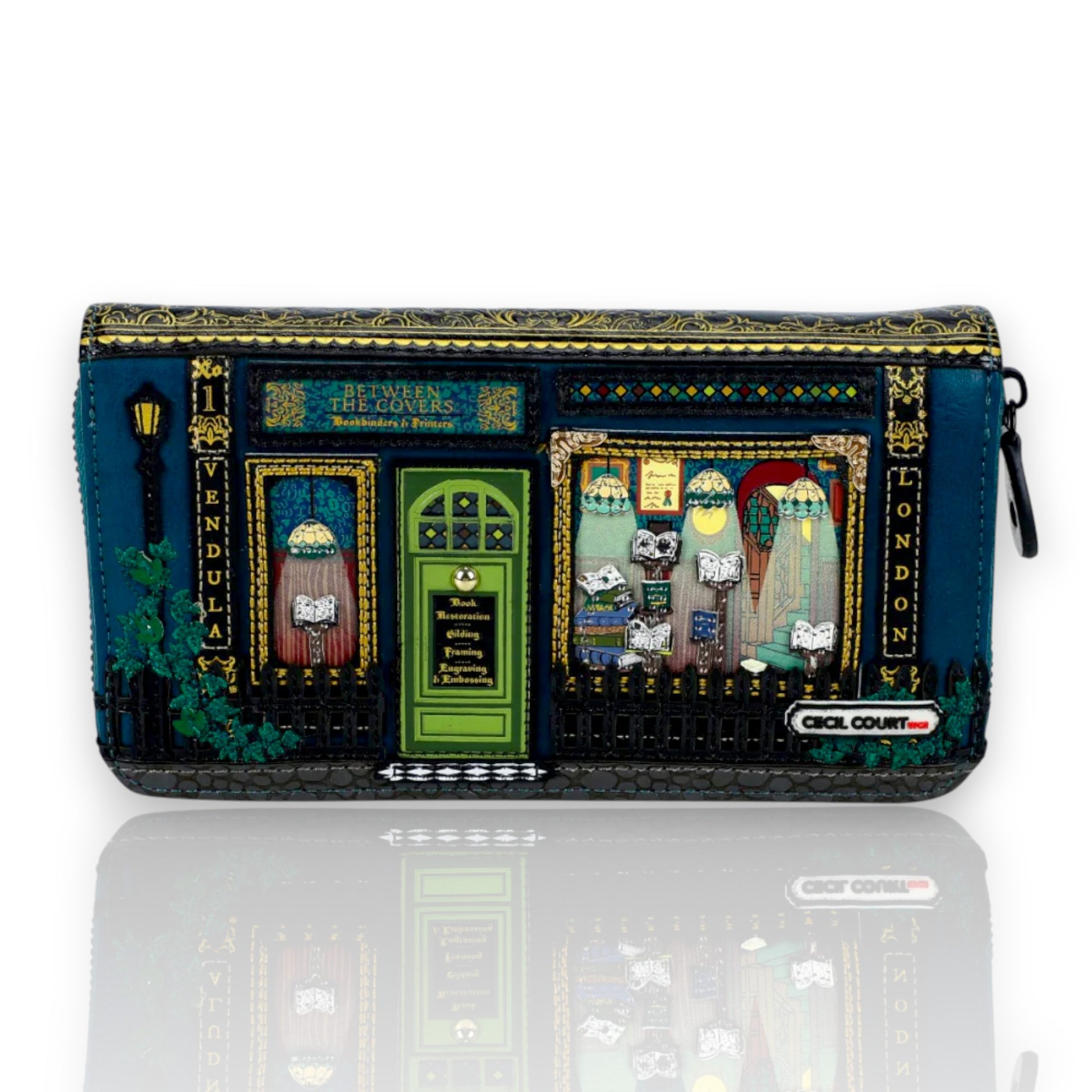 Grande Cartera Con Cremallera Alrededor Between the Covers Bookbinders en Maldita Rita, principal