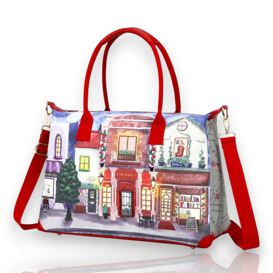 BOLDO FIN DE SEMANA BONNIE CHEERS STREET de Vendula London, detalle lateral