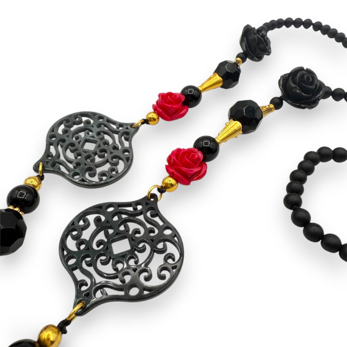 Collar Lotfi andaluz, de Maldita Rita,  detalle fornitura central