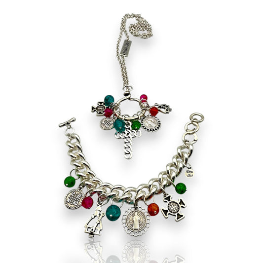 Conjunto de pulsera y colgante Madonna Summer de la marca Maldita Rita