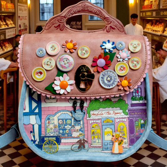 Mochila Amelia Vendula Heritage - Victorian Tea Rooms, detalle y de venta en Maldita Rita