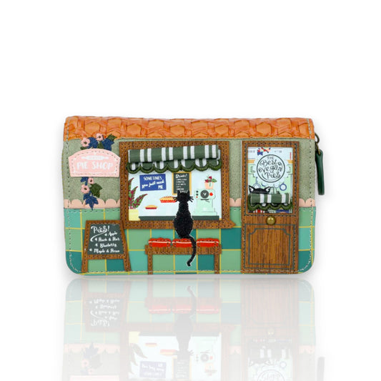 Monedero mediano con cremallera alrederdor Vendula Pie Shop de venta en Maldita Rita , detalle