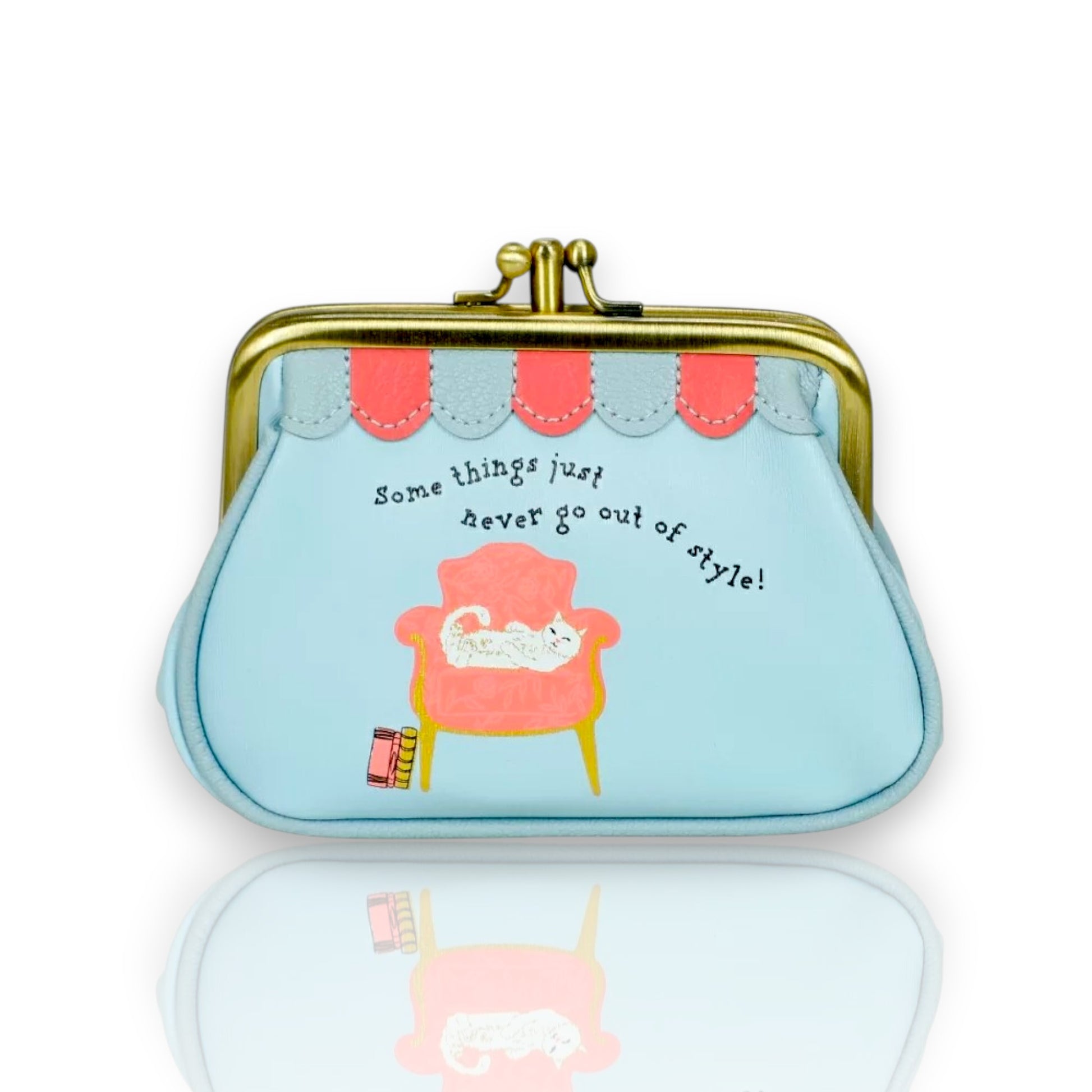 Monedero con Boquilla Vendula Vintage Rose, parte de atrás