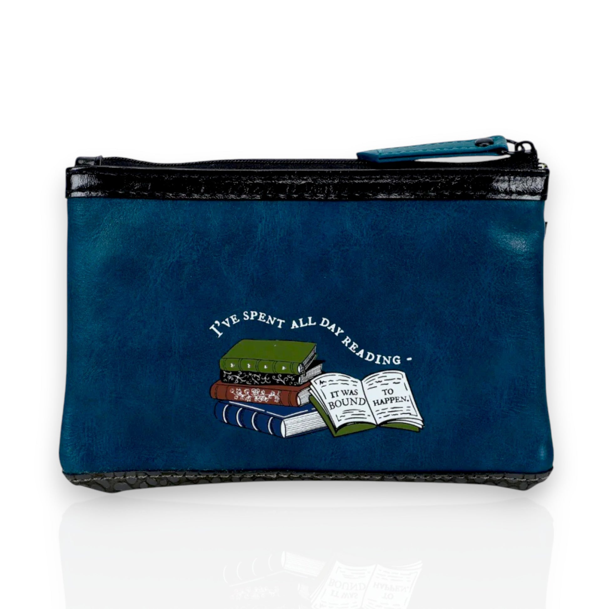 Monedero con Cremallera Between the Covers Bookbinders, venta en Maldita Rita, por detrás