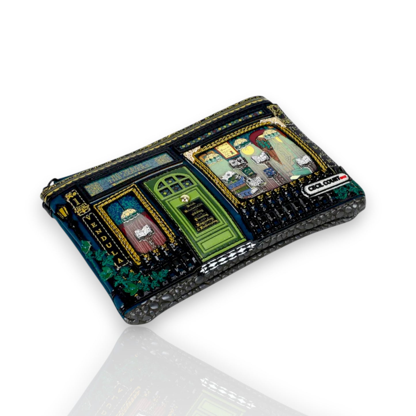 Monedero con Cremallera Between the Covers Bookbinders, venta en Maldita Rita, lateral