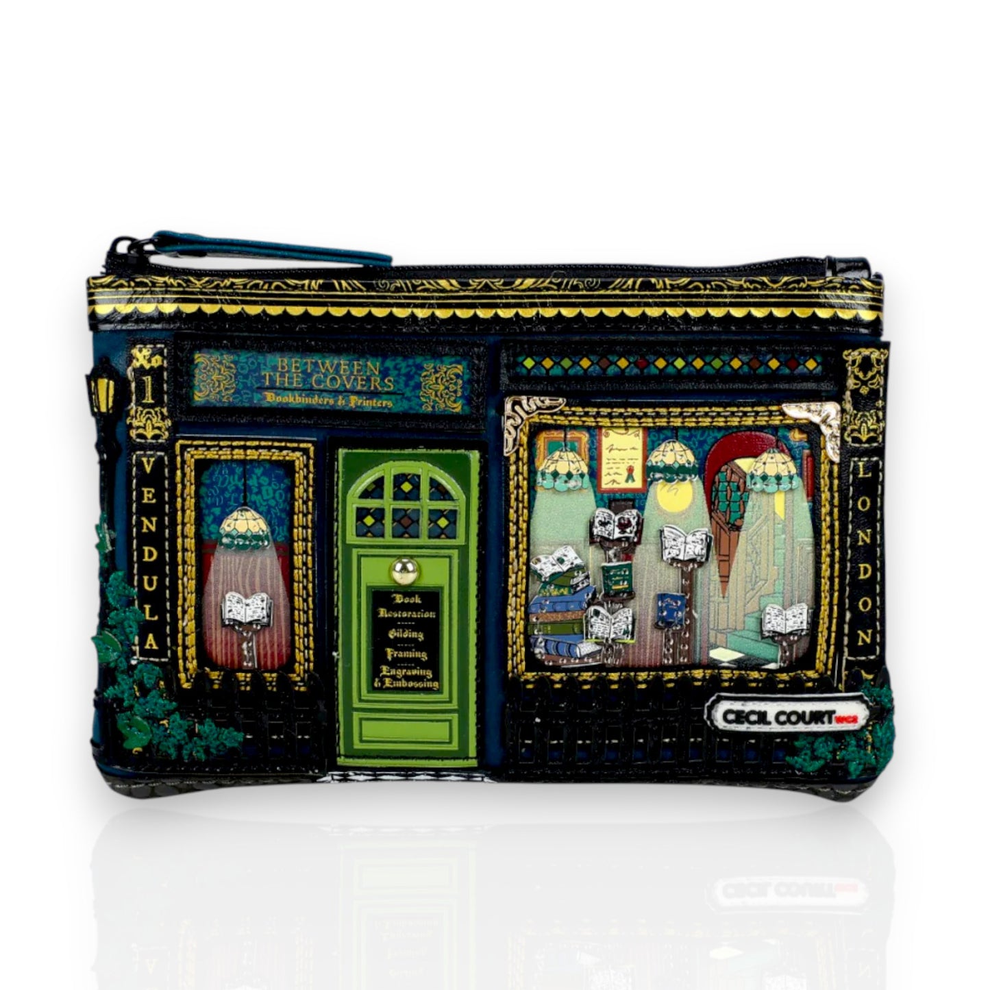 Monedero con Cremallera Between the Covers Bookbinders venta en Maldita Rita, detalle principal