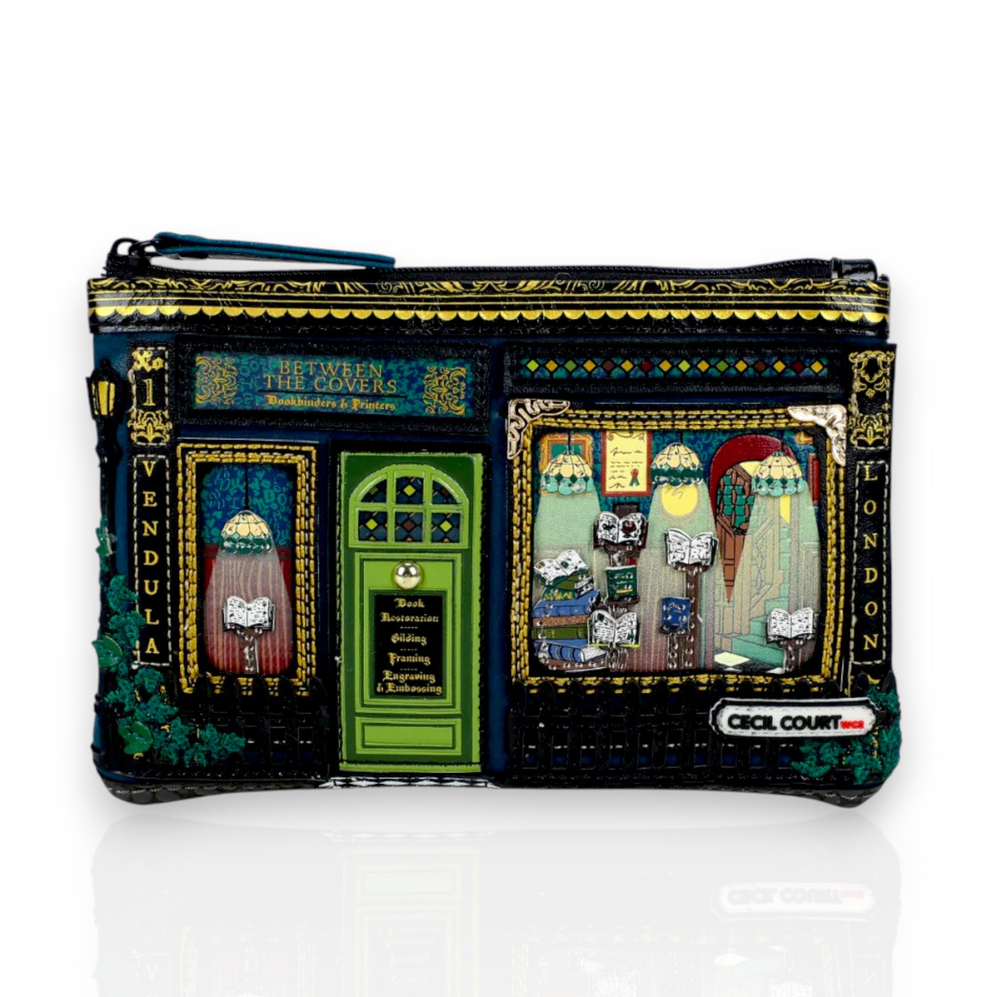 Monedero con Cremallera Between the Covers Bookbinders venta en Maldita Rita, detalle principal