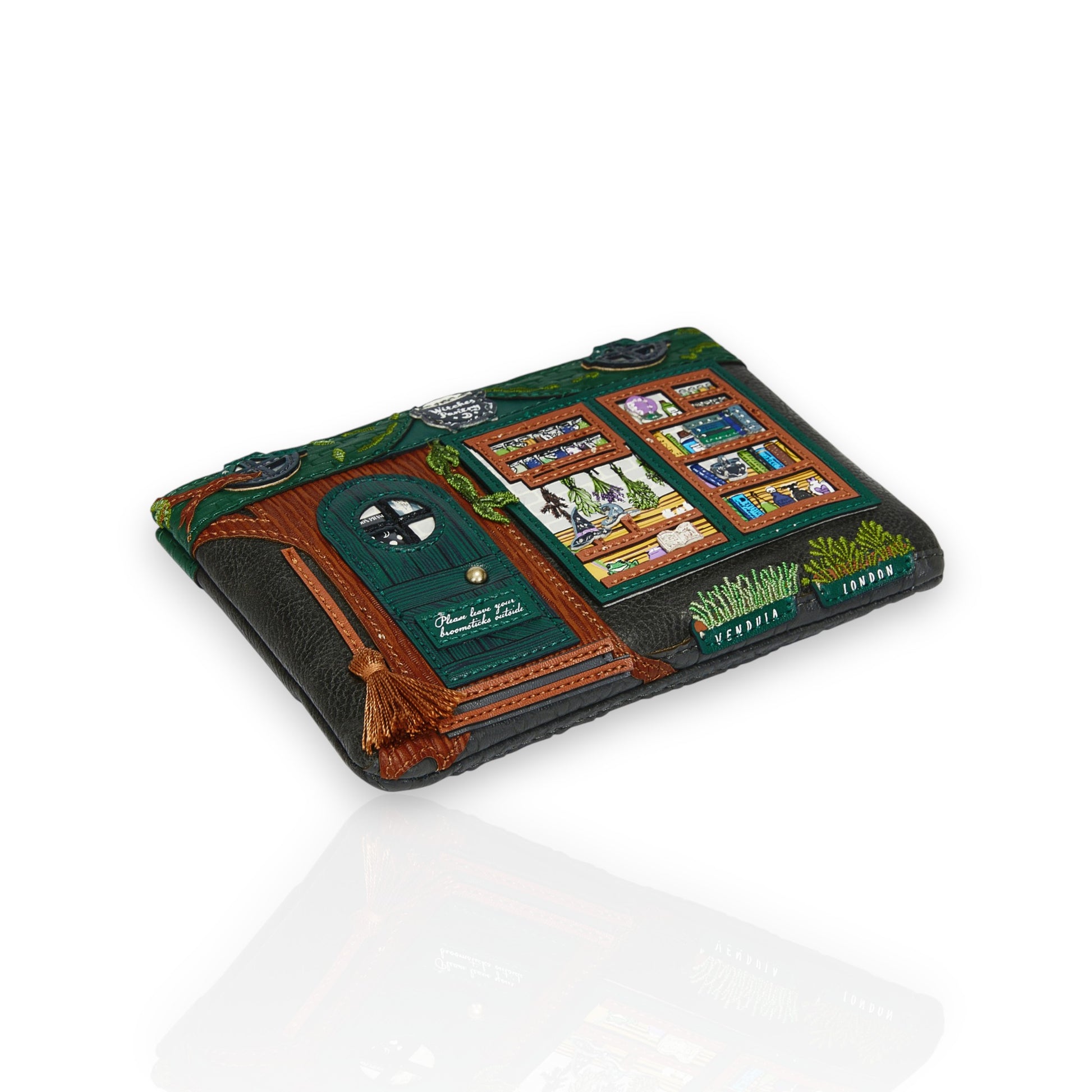 Monedero Llavero con cremallera The Whitches Pantry de Vendula London en Maldita Rita. Lateral