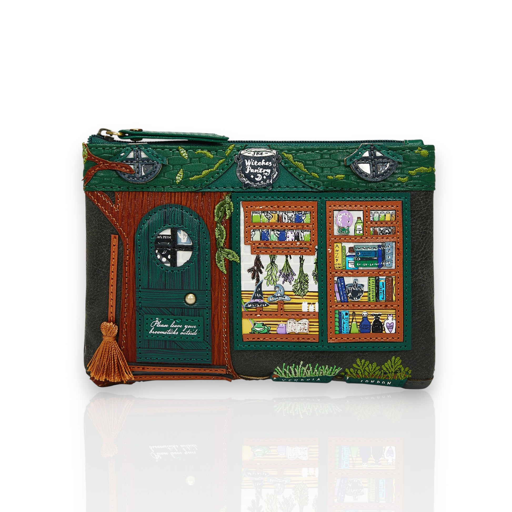 Monedero Llavero con cremallera The Whitches Pantry de Vendula London en Maldita Rita. 
