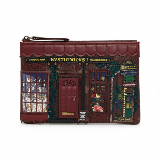 Monedero con cremallera Mystic Wicks candle and Wandmakers de Vendula London, venta en Maldita Rita