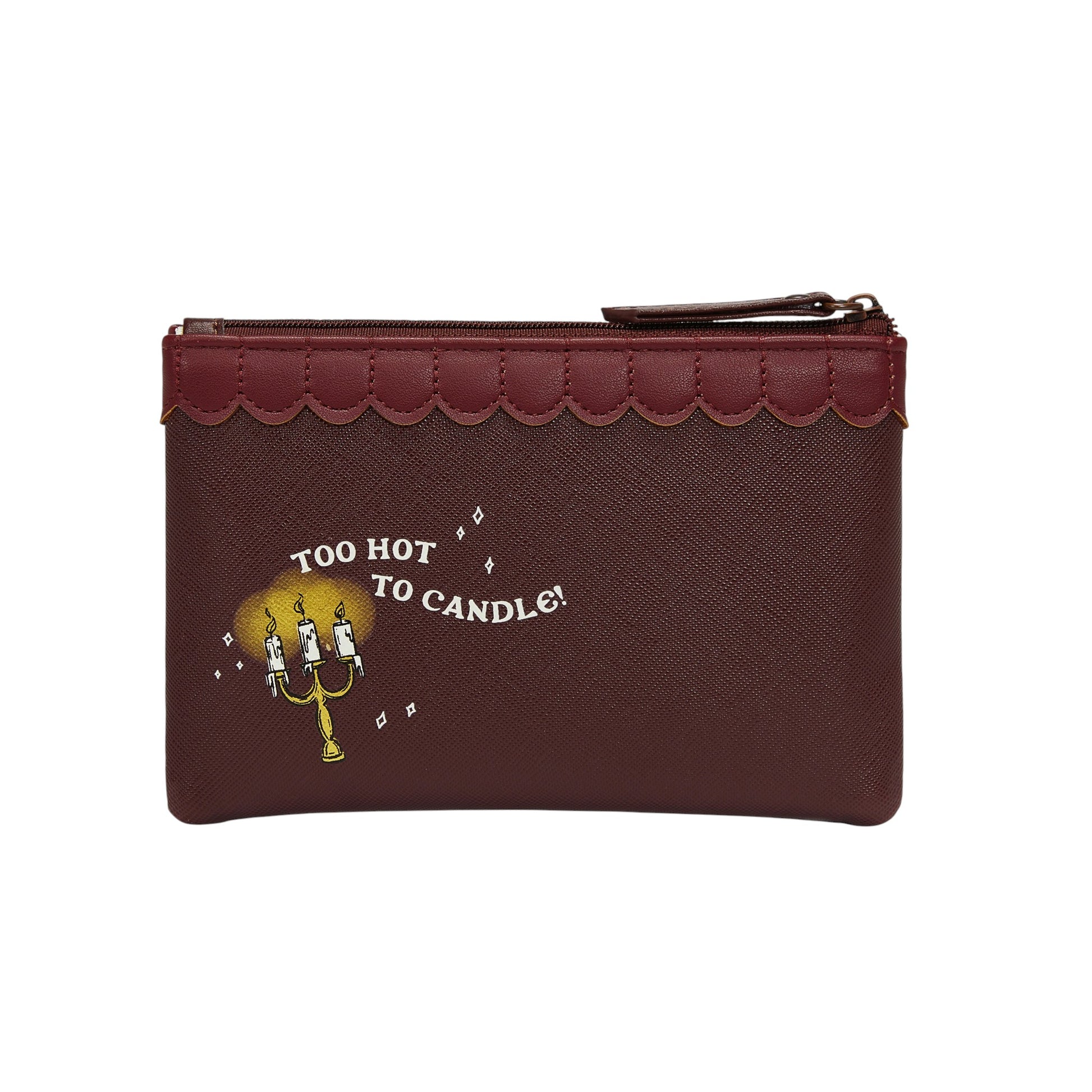 Monedero con cremallera Mystic Wicks candle and Wandmakers de Vendula London, venta en Maldita Rita. Trasera