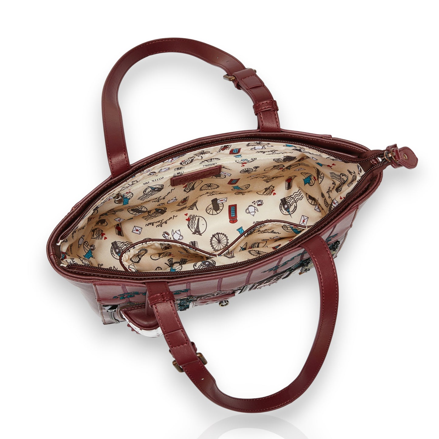 MYSTIC WICKS CANDLE AND WANDMAKERS SHOPPER BAG, de Vendula London en Maldita Rita, abierto