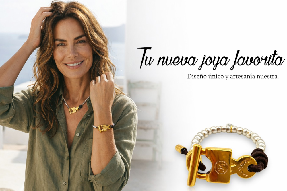 Portada con el collar y pulsera Candado Mix