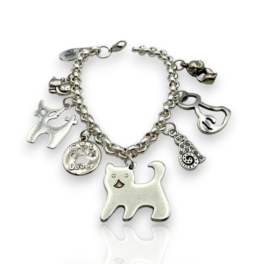 Pulsera Gatos de Maldita Rita!, cadena con charms de gatitos