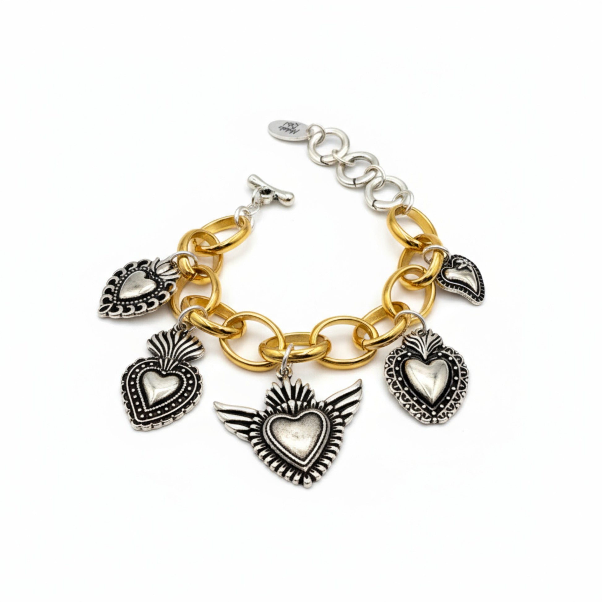 Pulsera Milagrito oro de Maldita Rita Joyería Almería, detalle