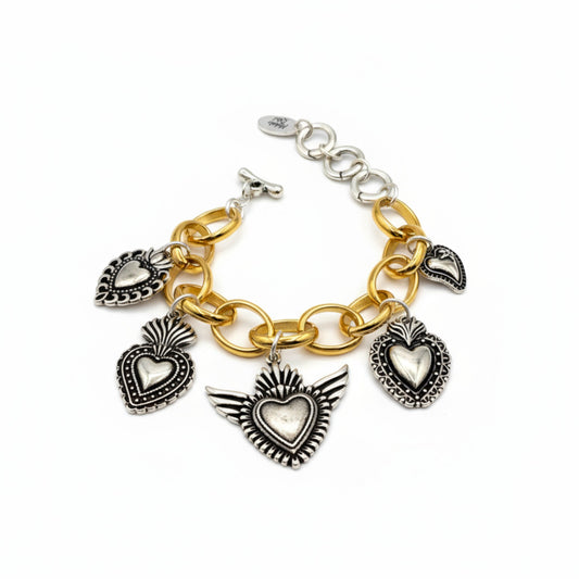 Pulsera Milagrito oro de Maldita Rita Joyería Almería, detalle