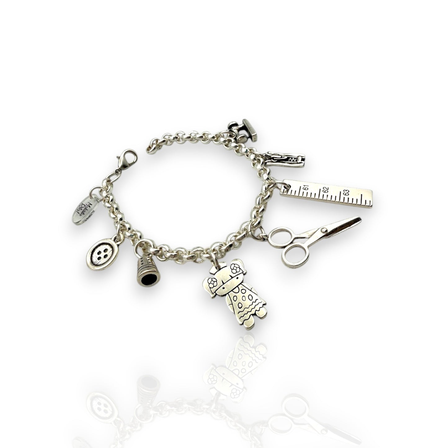 Pulsera Modista, Costurera de Maldita Rita Joyería, lateral
