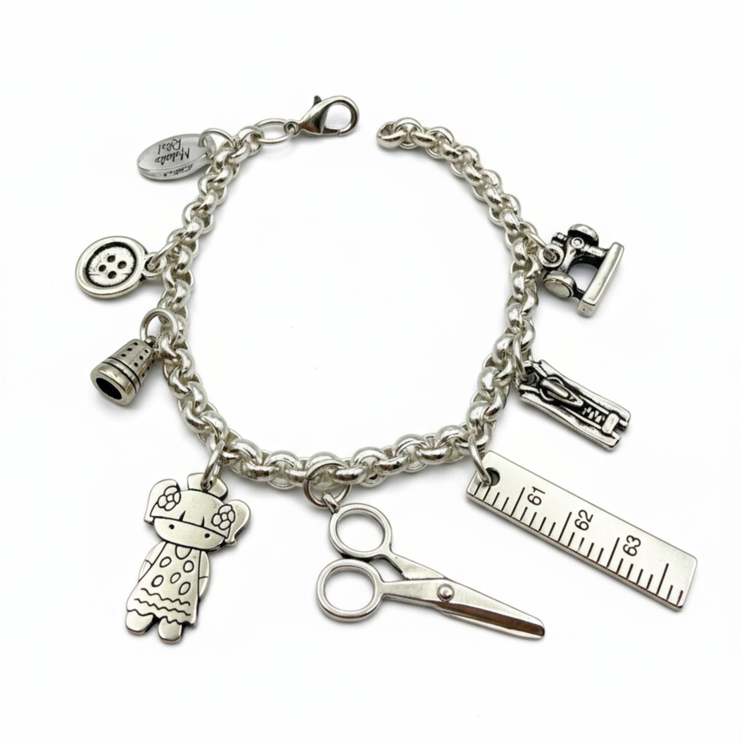 Pulsera Modista, Costurera de Maldita Rita Joyería, imagen de detalles
