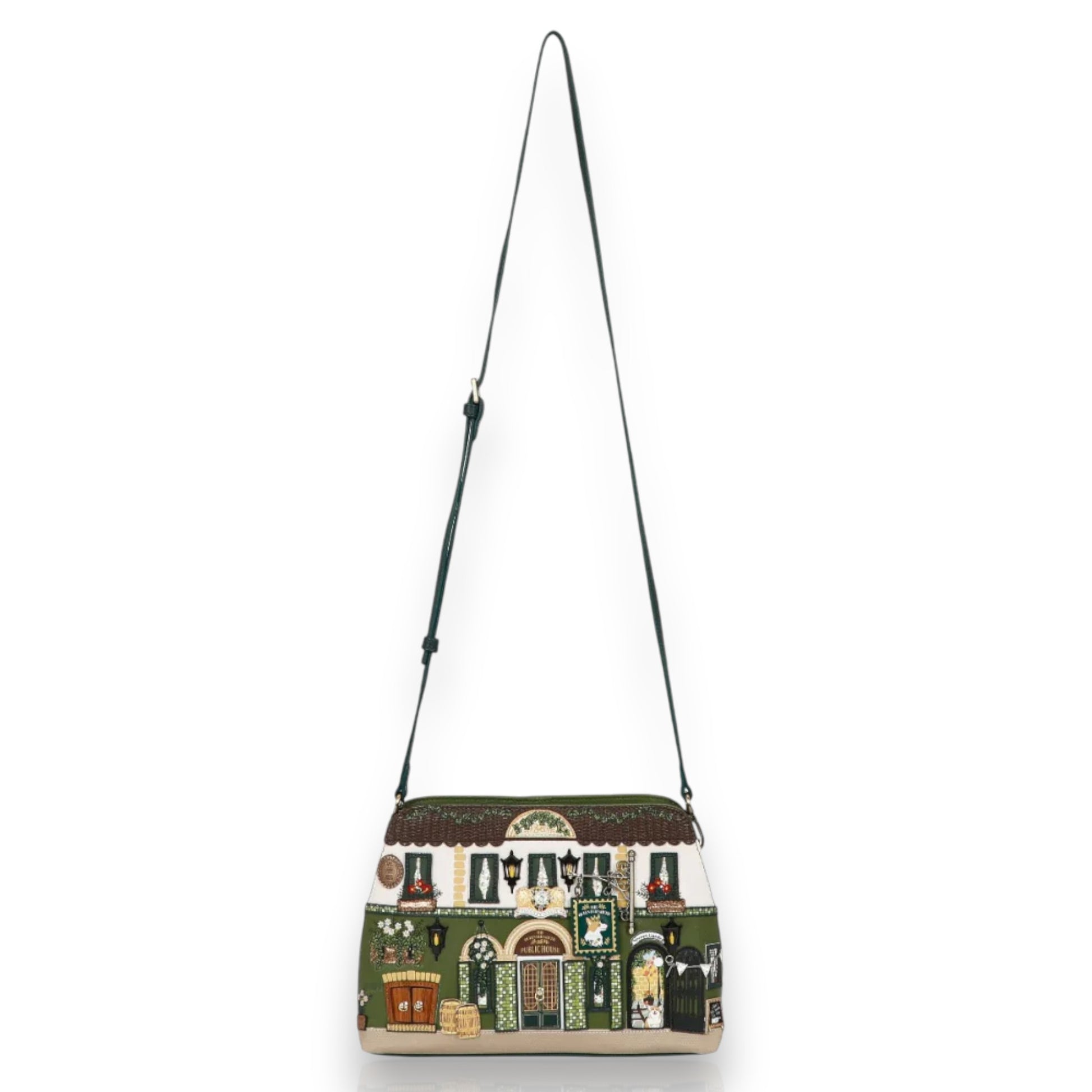 Bolso clutch The Queen Elizabeth de Vendula London, venta en Maldita Rita. Con bandolera.