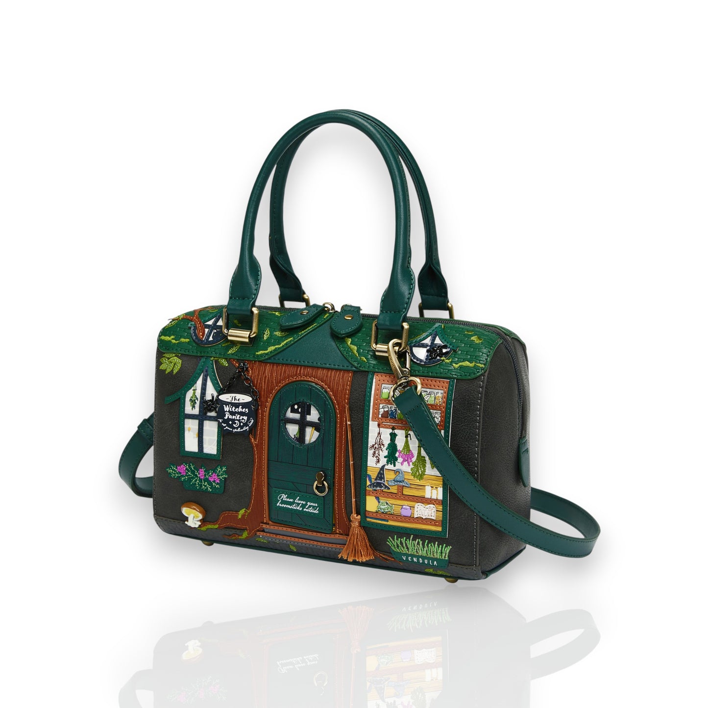 BOLSO SPEEDY BOWLER THE WITCHES PANTRY de Vendula London  de venta en Maldit Rita. Vista lateral